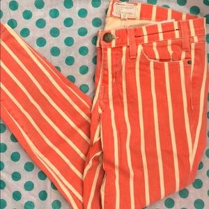 CURRENT ELLIOT STILLETO STRIPED JEANS
